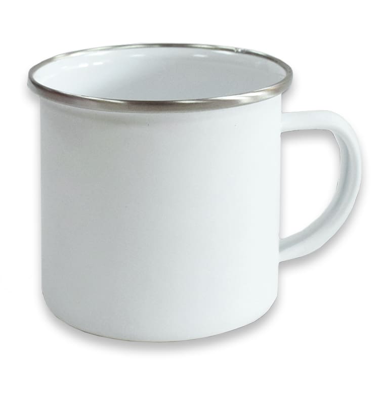 White Enamel Mug