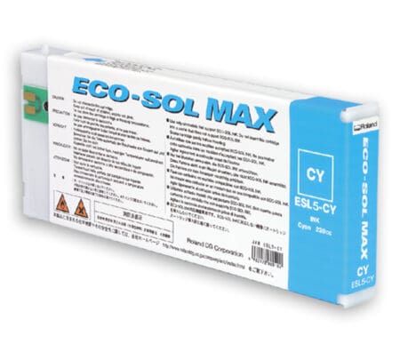 Roland Eco Sol MAX 3 Ink For Roland BN20A Only Cyan 220cc