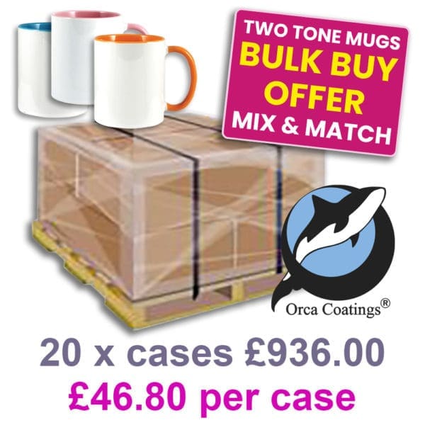 Two Tone Mugs 20 x Case Offer