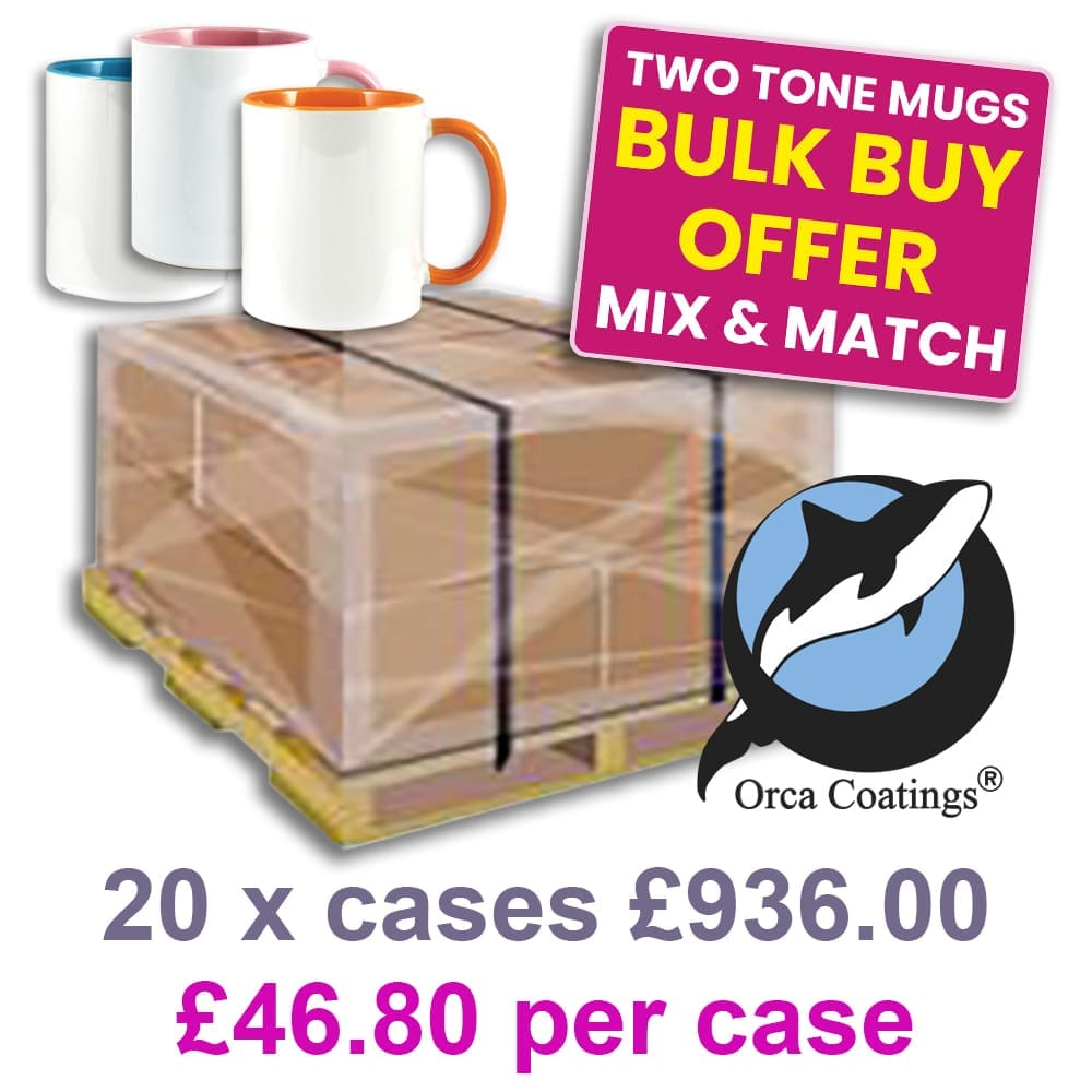 Two Tone Mugs 20 x Case Offer