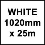 Printable White Solvent 1020mm x 25m