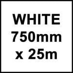 Printable White Solvent 750mm x 25m