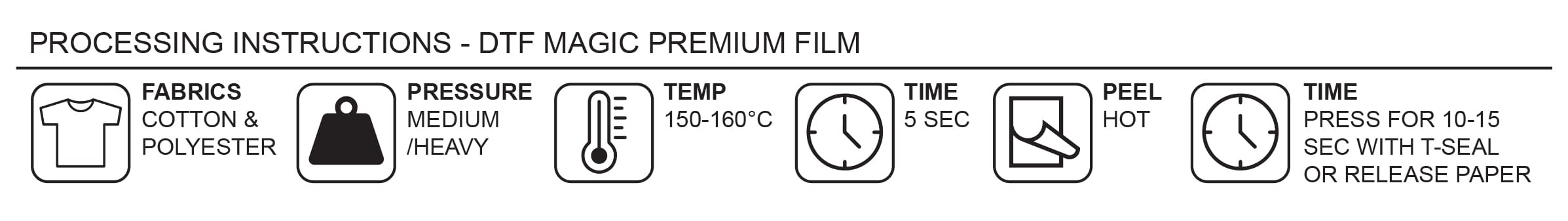 DTF Film Pressing Guide