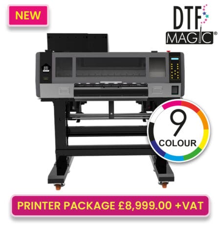 DTF Magic 60PRO 2-Head 9 Colour DTF Direct To Film Printer & Consumables