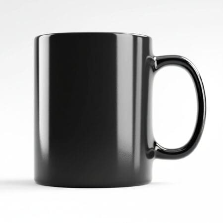 Black Gloss Transfer Mugs