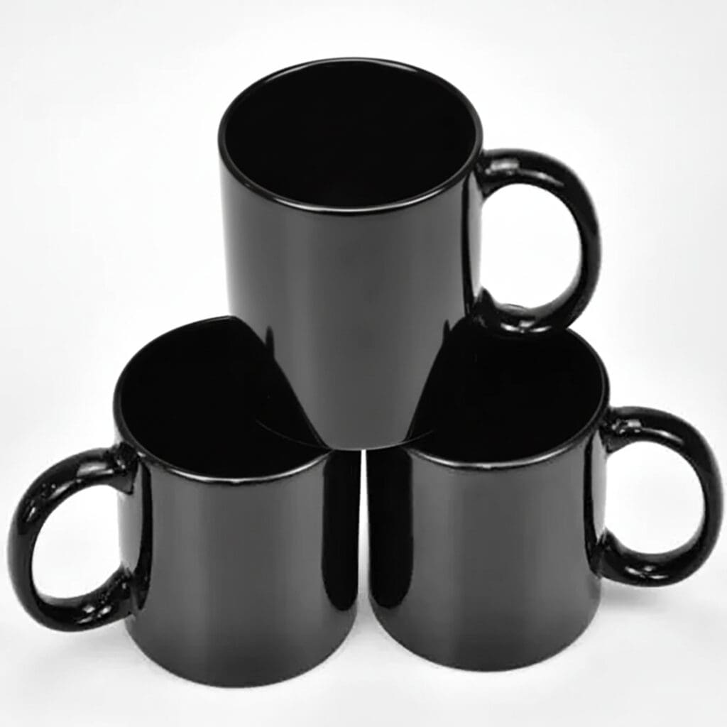 Black Gloss Mugs